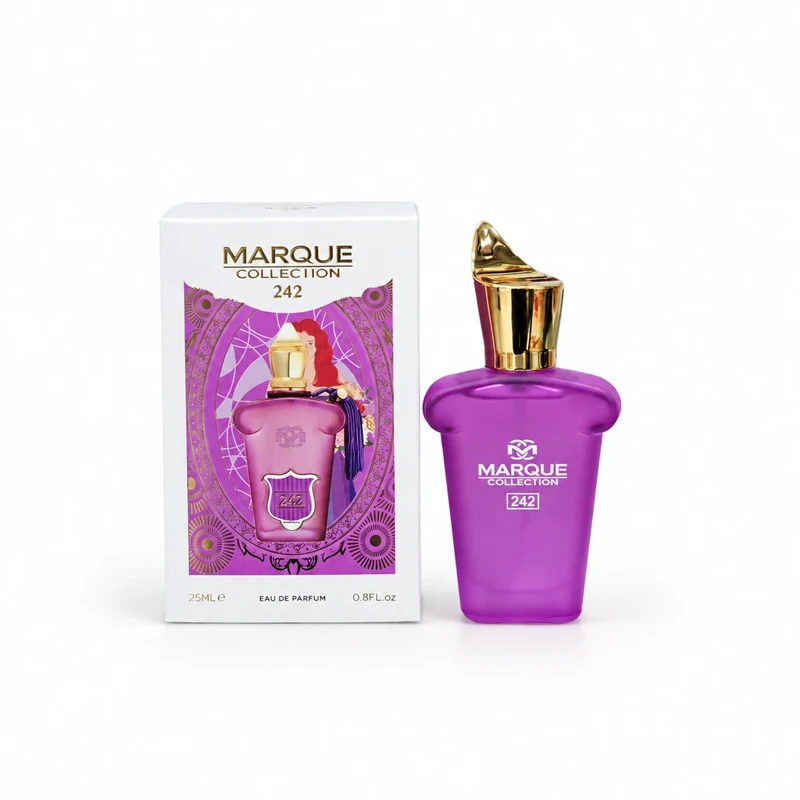 قیمت و خرید ادکلن مارک کالکشن 242 (مشابه عطر کازاموراتی بنفش لیرا ژیروف) حجم 25 میل رایحه گلهای شیرین و کاراملی ماندگاری6الی8ساعتهجدید | عطر | ادکلن | لوازم آرایشی | خارجی | اوریجینال | وارداتی_6ae57deda617c.webp