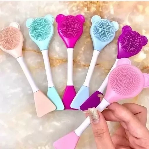 قیمت و خرید براش دوسر سر قلمی مناسب برای زدن ماسک و اسکراب سر سیلیکونی مناسب براس شستن و ماساژ صورت ( محصولات پوستی سانیا ) | ابزار آرایشی | تجهیزات آرایشی | لوازم آرایشی | خارجی | اوریجینال | وارداتی_6ac53f59e4e69.webp